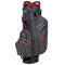 BIG MAX Aqua Sport 3 Waterproof Cart Bag - Charcoal/Black/Red