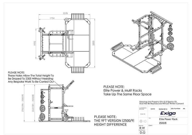 Exigo Elite Multi + Half Rack