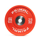 Primal Strength Urethane Bumper Plates 25kg (Pair)