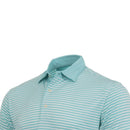 Greg Norman Bar Stripe Polo Shirt - Cool Mint