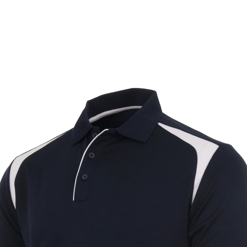 ProQuip Technical Panel Golf Polo Shirt - Navy