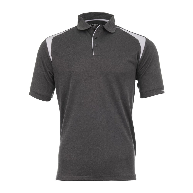 ProQuip Technical Panel Golf Polo Shirt - Grey