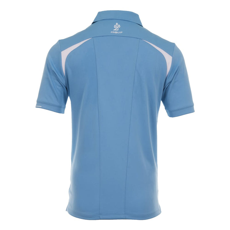 ProQuip Technical Panel Golf Polo Shirt - Alaskan Blue