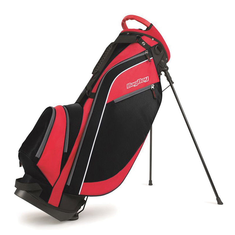 Bag Boy Superlite Stand Bag - Black/Red