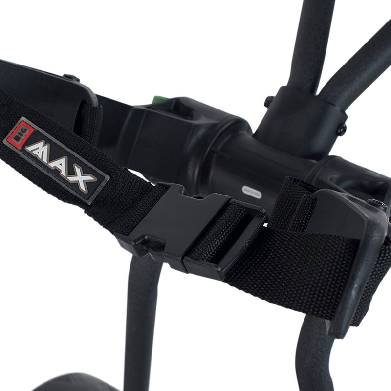 Big Max Autofold X 3-Wheel Push Trolley - Black/Lime