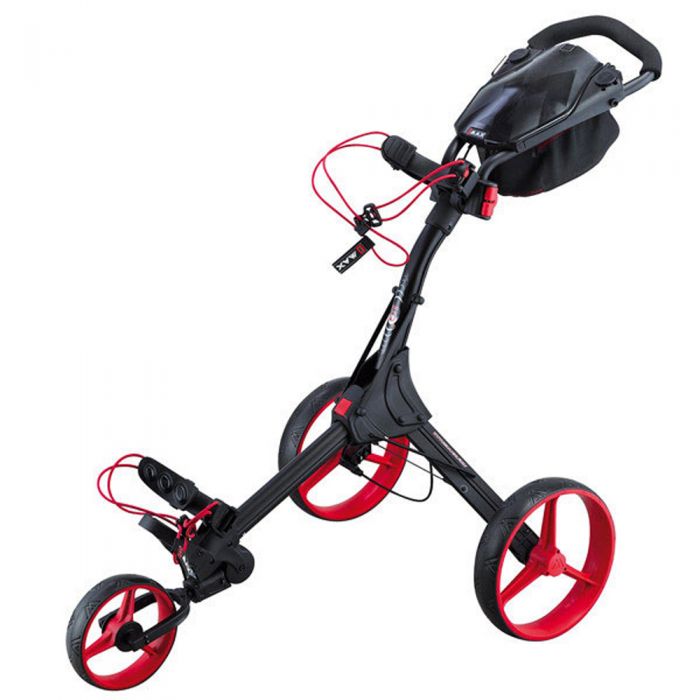 Big Max IQ+ 3-Wheel Push Trolley - Black/Red