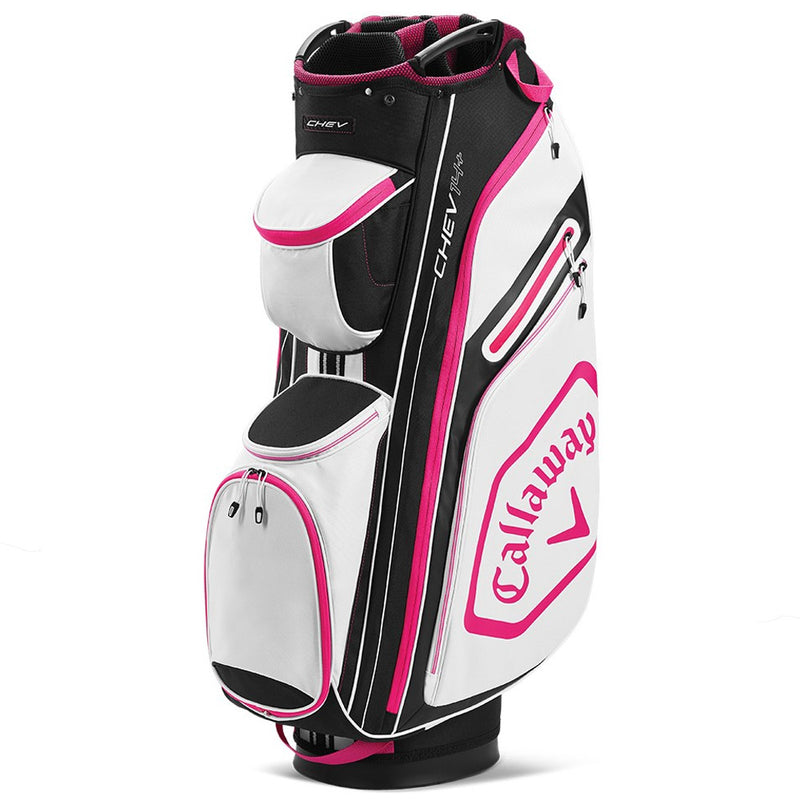 Callaway Chev 14+ Cart Bag - Black/Pink