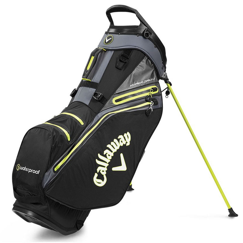 Callaway Hyper Dry 14 Stand Bag - Black/Charcoal/Yellow