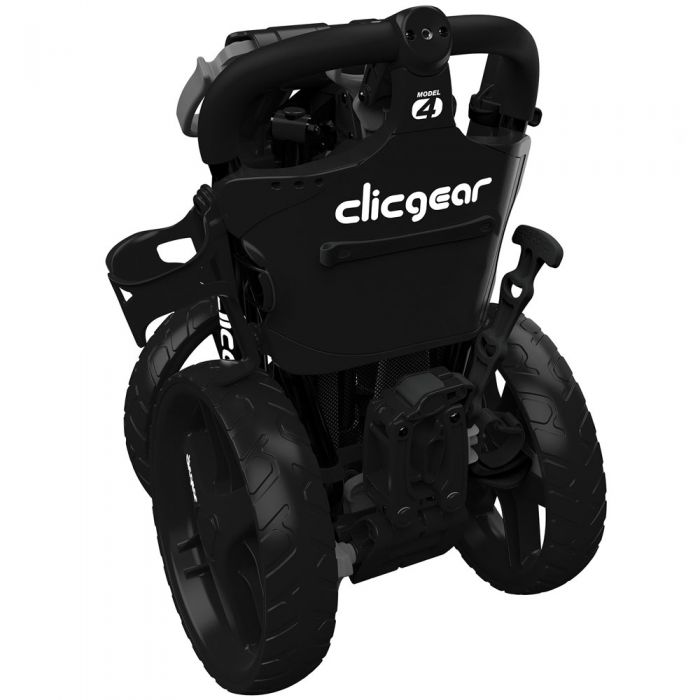 Clicgear 4.0 3-Wheel Push Trolley - Black