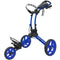 Clicgear Rovic RV1C Compact 3-Wheel Push Trolley - Blue
