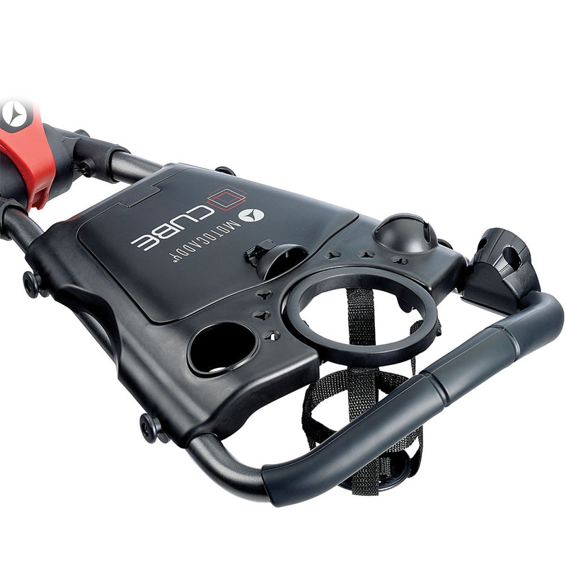 Motocaddy CUBE Push Trolley - Graphite/Red