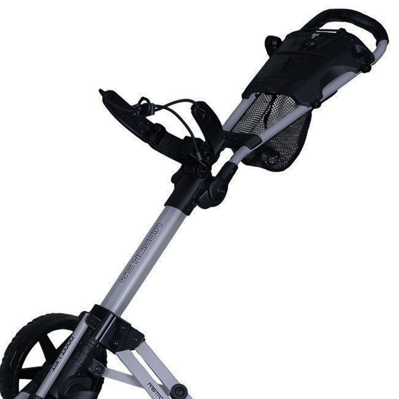 Fastfold Mission 5.0 3-Wheel Push Trolley - Matt Grey/Black 