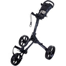 Fastfold Square 3-Wheel Push Trolley - Charcoal/Black