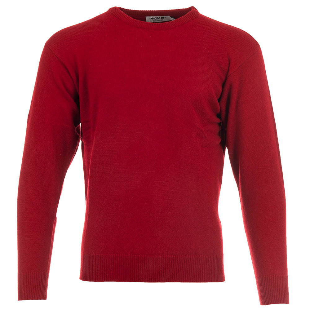 Proquip crew top neck lambswool sweater