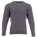 ProQuip Lambswool Water Repellent Crew Neck Golf Sweater - Grey Mix