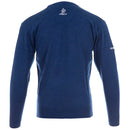 ProQuip Lambswool Water Repellent Crew Neck Golf Sweater - Mariner Blue