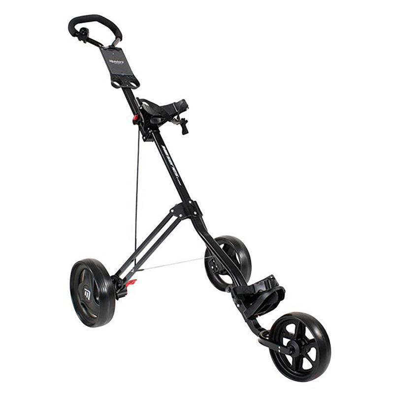 Masters 3 Series 3 Wheel Push Golf Trolley - Black