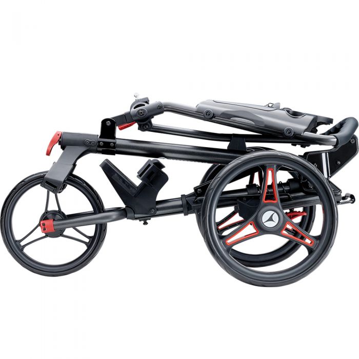 Motocaddy P1 3-Wheel Push Trolley - Black/Red