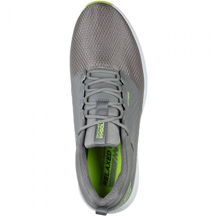 Skechers Go Golf Elite V4 Prestige Spikeless Shoes - Grey/Lime