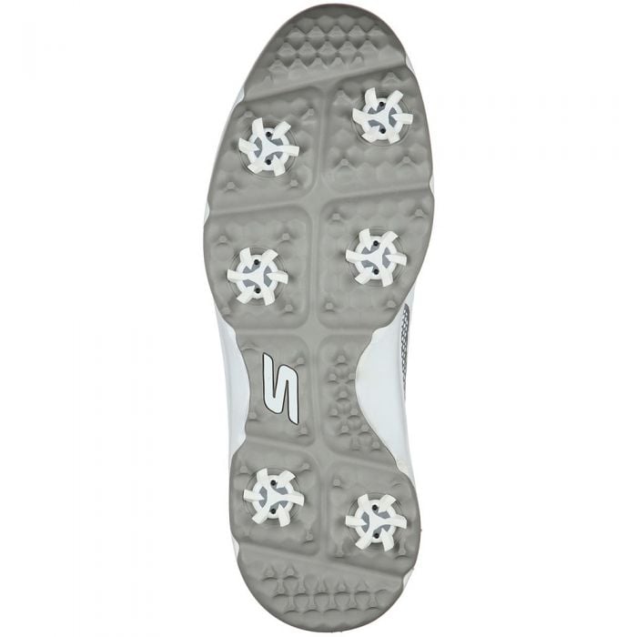 Skechers Go Golf Torque Twist Spiked Shoes - White/Grey