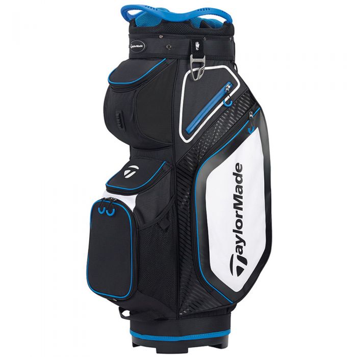 Taylormade Pro 8.0 Cart Bag - Black/White/Blue
