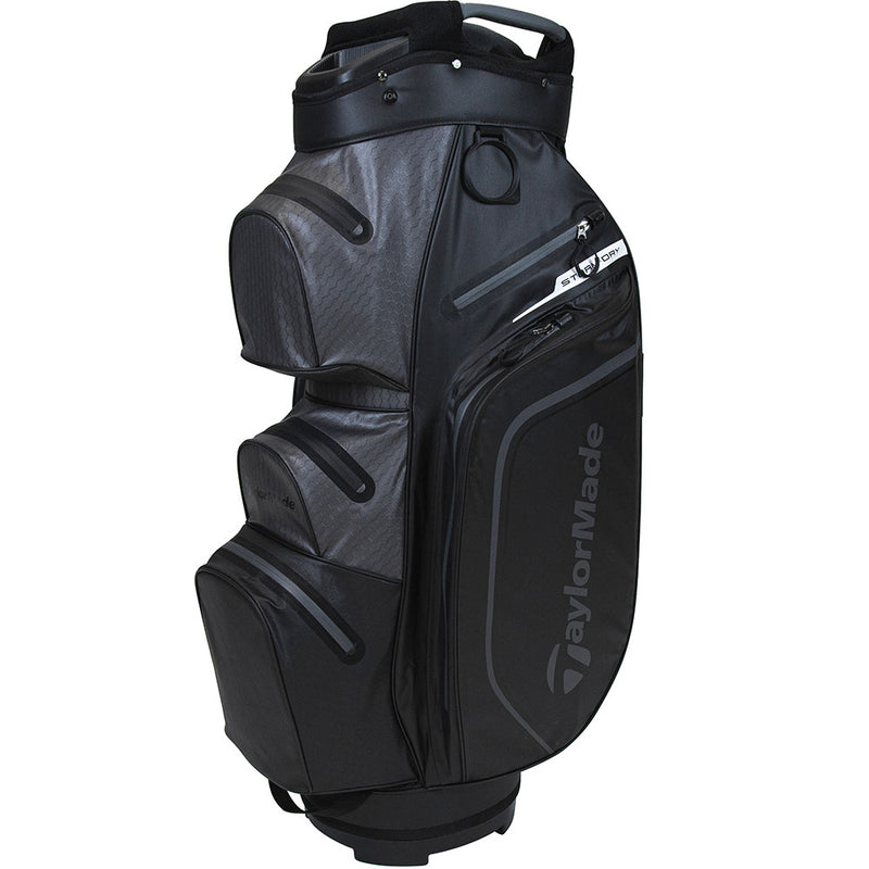 TaylorMade Storm-Dry Waterproof Cart Bag - Black/Charcoal