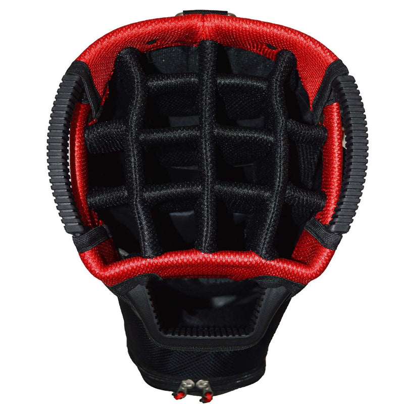 PowerBilt TPX Cart Bag - Black/Red