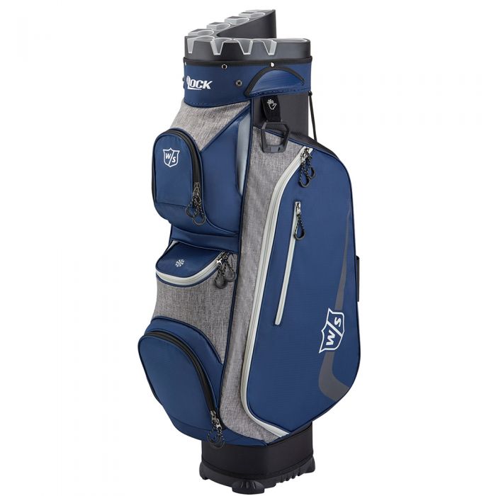 Wilson Staff I Lock III Cart Bag - Navy/Grey
